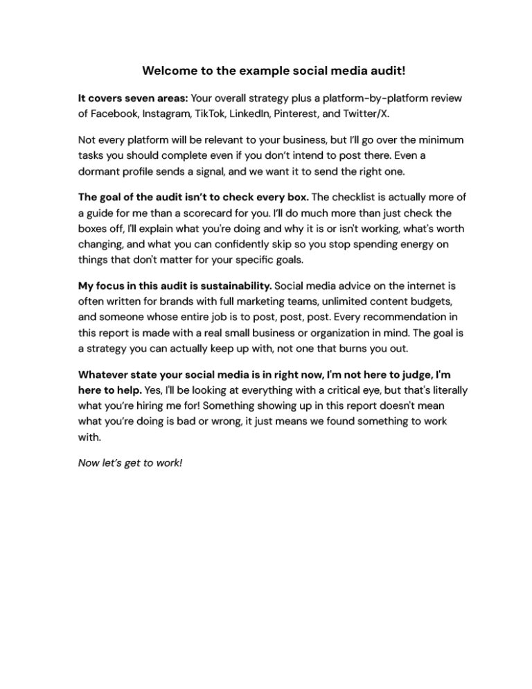 example audit page 2