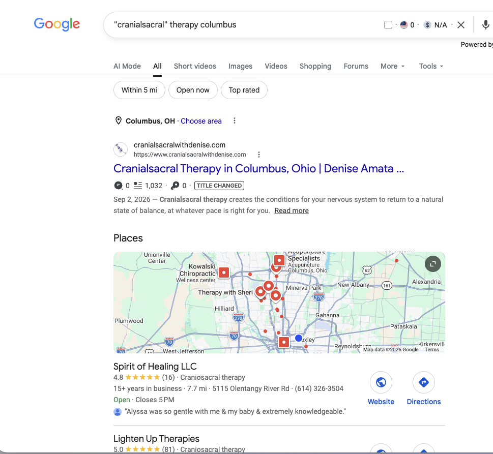Beneath the Surface Healing Search Results